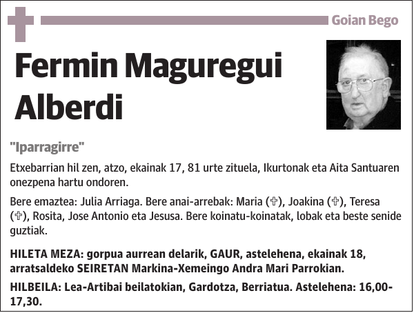 Fermin Maguregui Alberdi