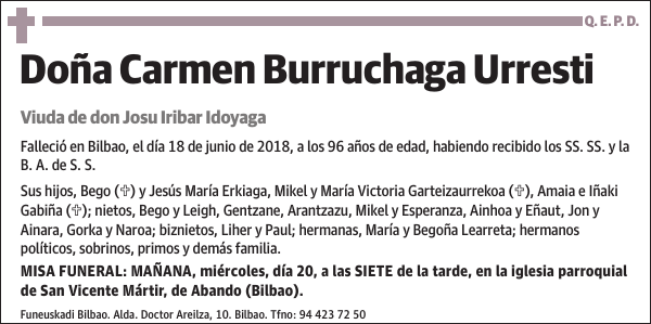 Carmen Burruchaga Urresti