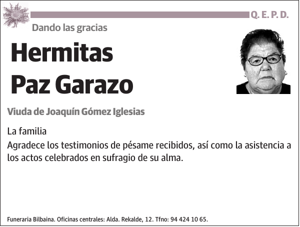 Hermitas Paz Garazo