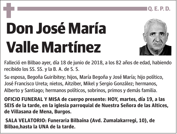 José María Valle Martínez