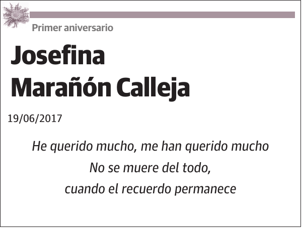 Josefina Marañón Calleja