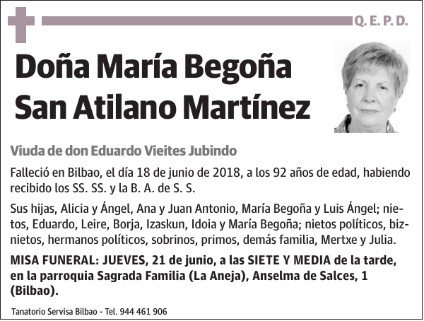 María Begoña San Atilano Martínez