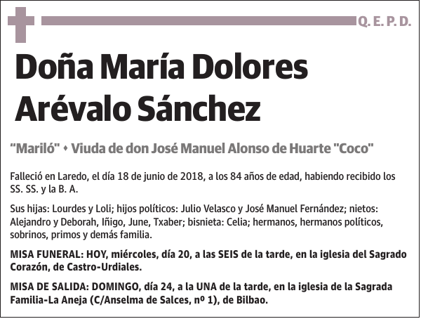 María Dolores Arévalo Sánchez