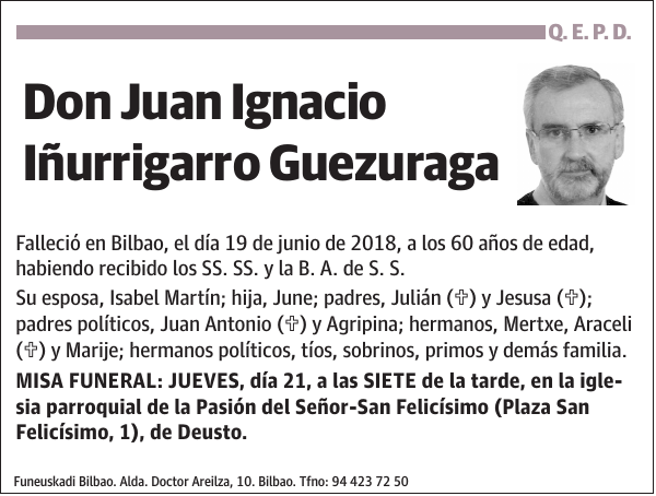 Juan Ignacio Iñurrigarro Guezuraga