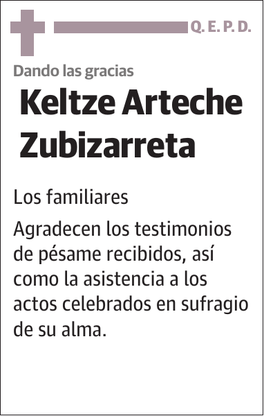 Keltze Arteche Zubizarreta