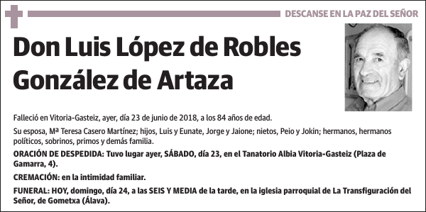 Luis López de Robles González de Artaza