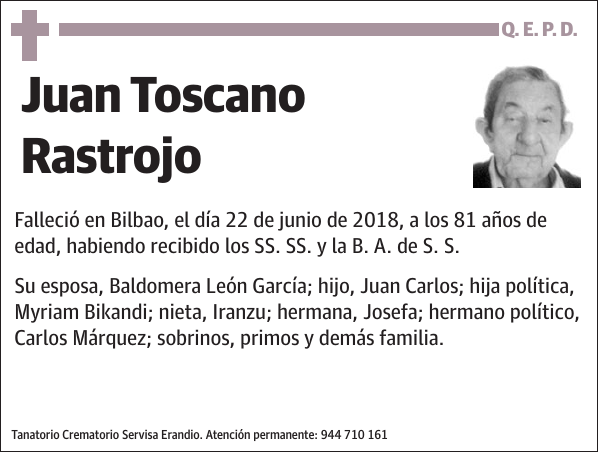 Juan Toscano Rastrojo