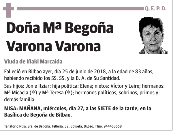 Mª Begoña Varona Varona