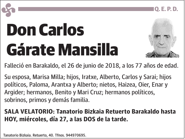 Carlos Gárate Mansilla