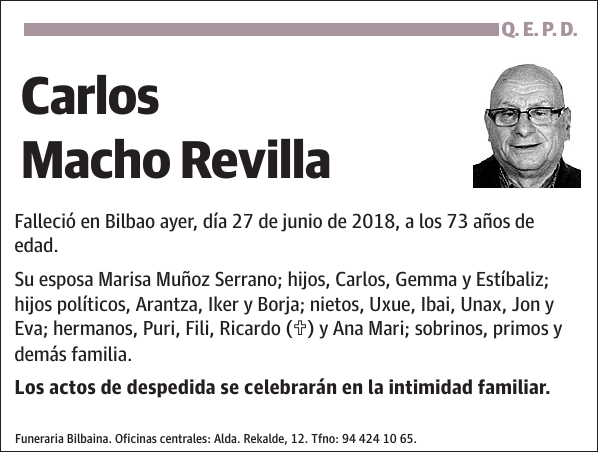 Carlos Macho Revilla