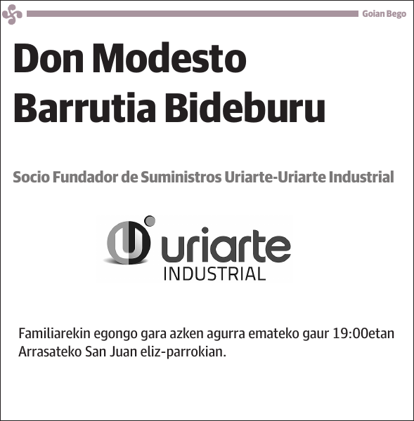 Modesto Barrutia Bideburu