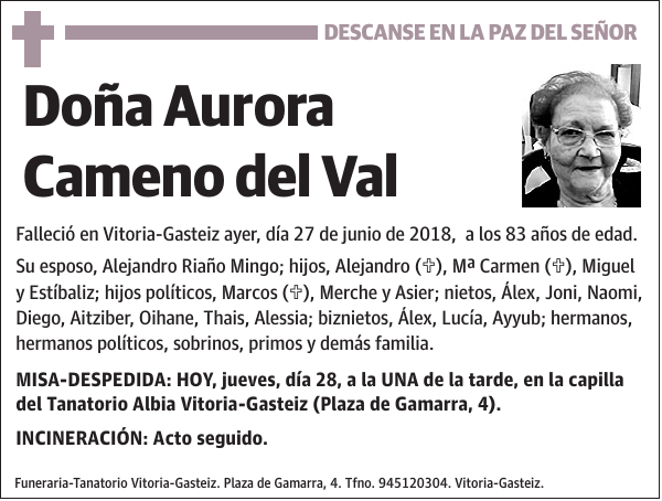 Aurora Cameno del Val