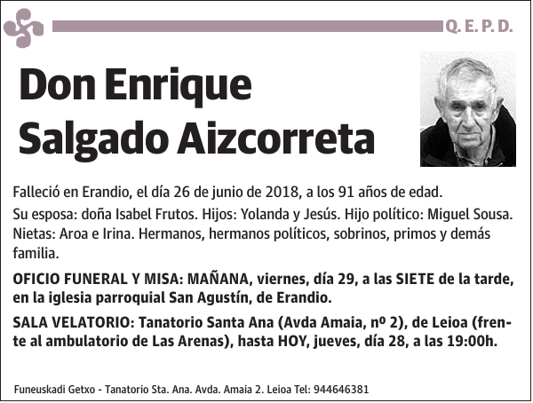 Enrique Salgado Aizcorreta