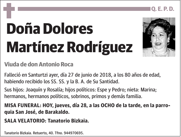 Dolores Martínez Rodríguez