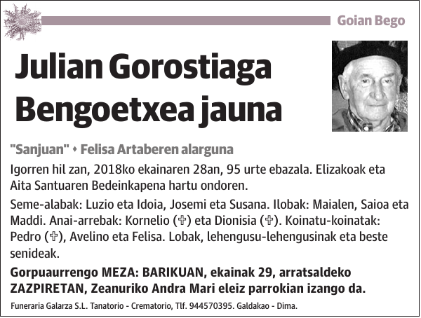 Julian Gorostiaga Bengoetxea