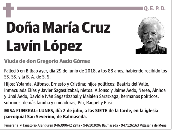 María Cruz Lavín López