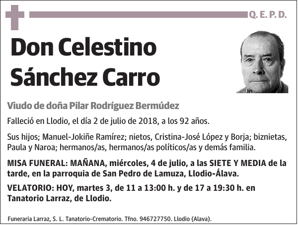 Celestino Sánchez Carro