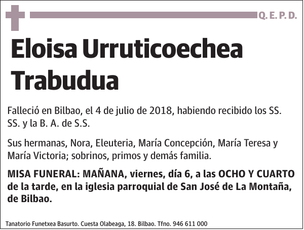 Eloisa Urruticoechea Trabudua