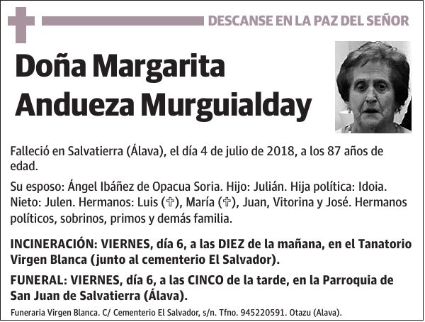 Margarita Andueza Murguialday