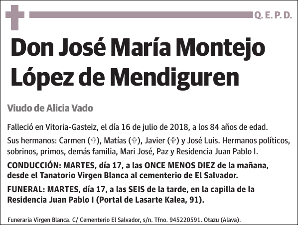 José María Montejo López de Mendiguren