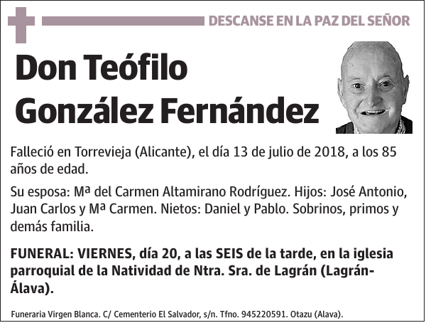 Teófilo González Fernández