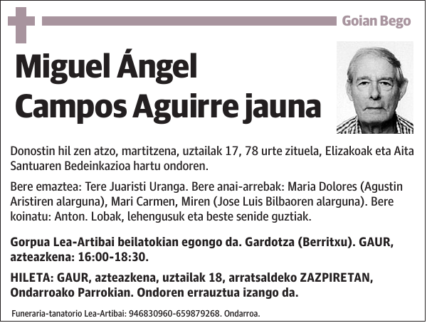 Miguel Ángel Campos Aguirre