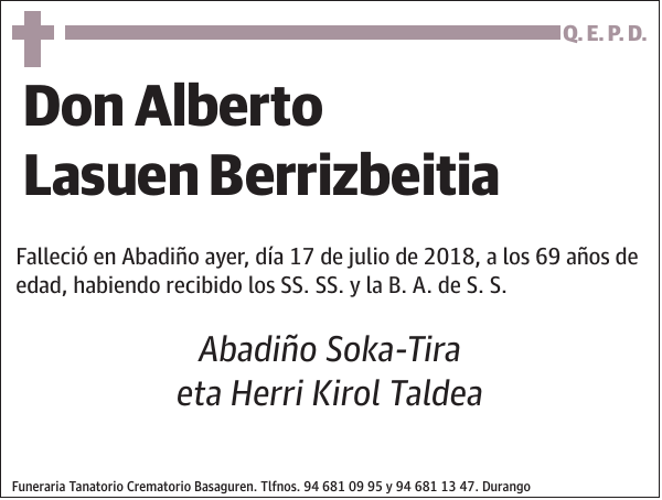 Alberto Lasuen Berrizbeitia