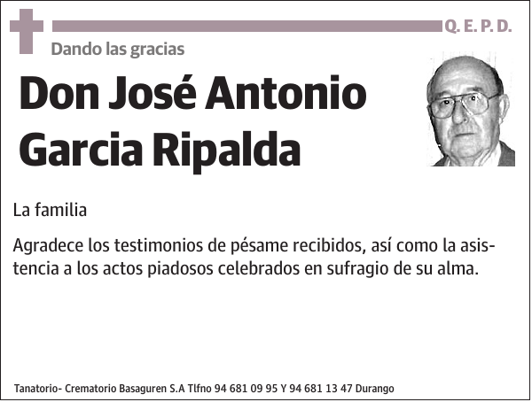 José Antonio Garcia Ripalda