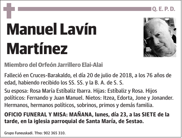 Manuel Lavín Martínez