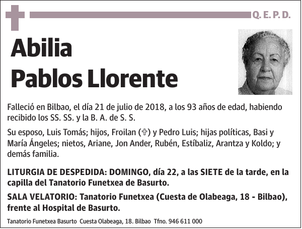 Abilia Pablos Llorente