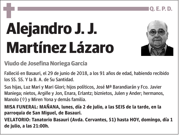 Alejandro J. J. Martínez Lázaro