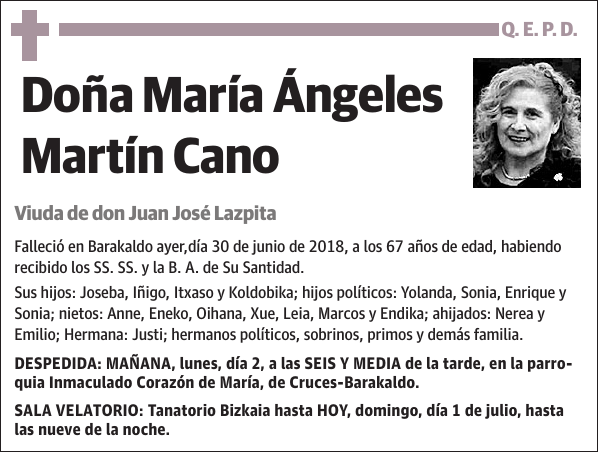 María Ángeles Martín Cano