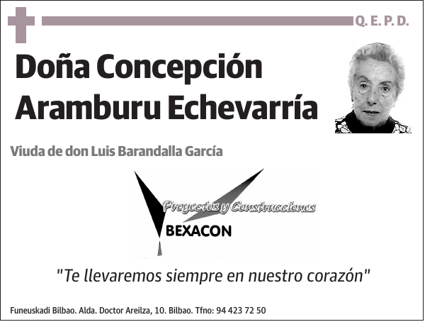 Concepción Aramburu Echevarría