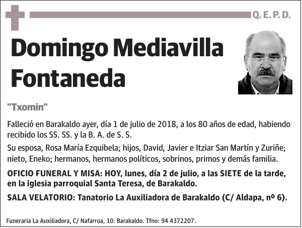 Domingo Mediavilla Fontaneda