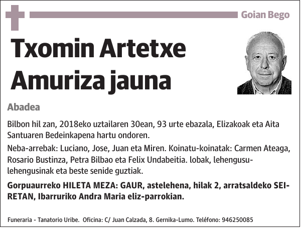 Txomin Artetxe Amuriza