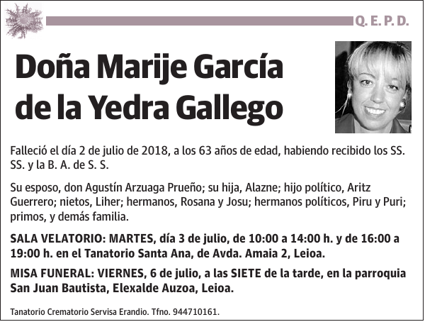 Marije García de la Yedra Gallego