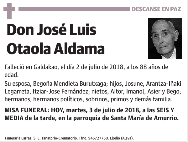 José Luis Otaola Aldama
