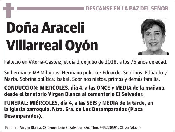 Araceli Villarreal Oyón