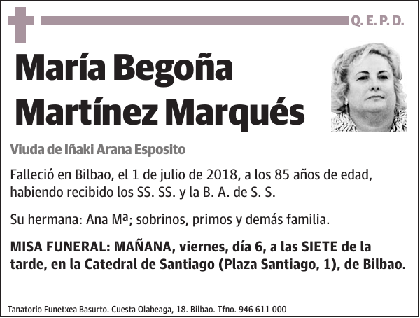 María Begoña Martínez Marqués