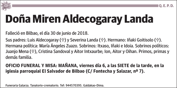 Miren Aldecogaray Landa