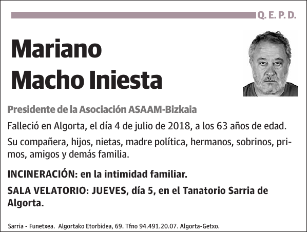 Mariano Macho Iniesta