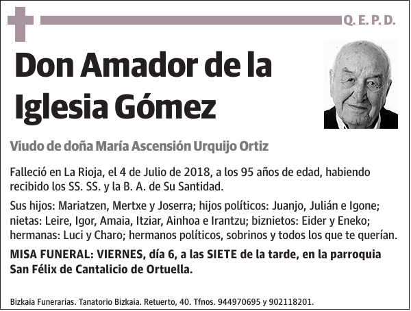 Amador de la Iglesia Gómez