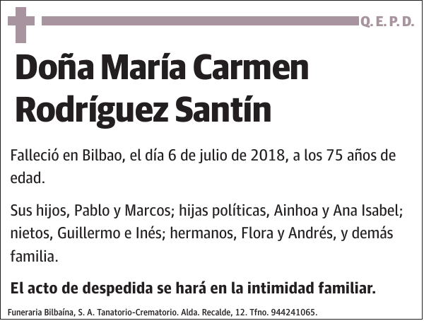 María Carmen Rodríguez Santín