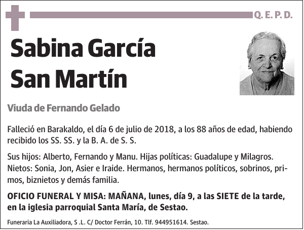 Sabina García San Martín