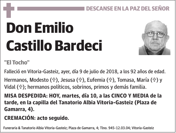 Emilio Castillo Bardeci