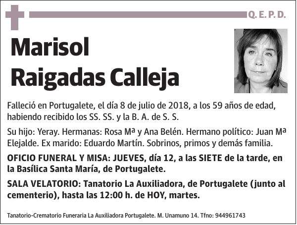 Marisol Raigadas Calleja