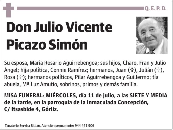 Julio Vicente Picazo Simón