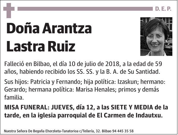 Arantza Lastra Ruiz