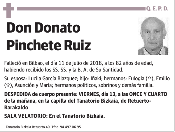 Donato Pinchete Ruiz