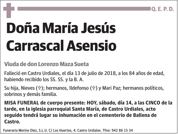 María Jesús Carrascal Asensio